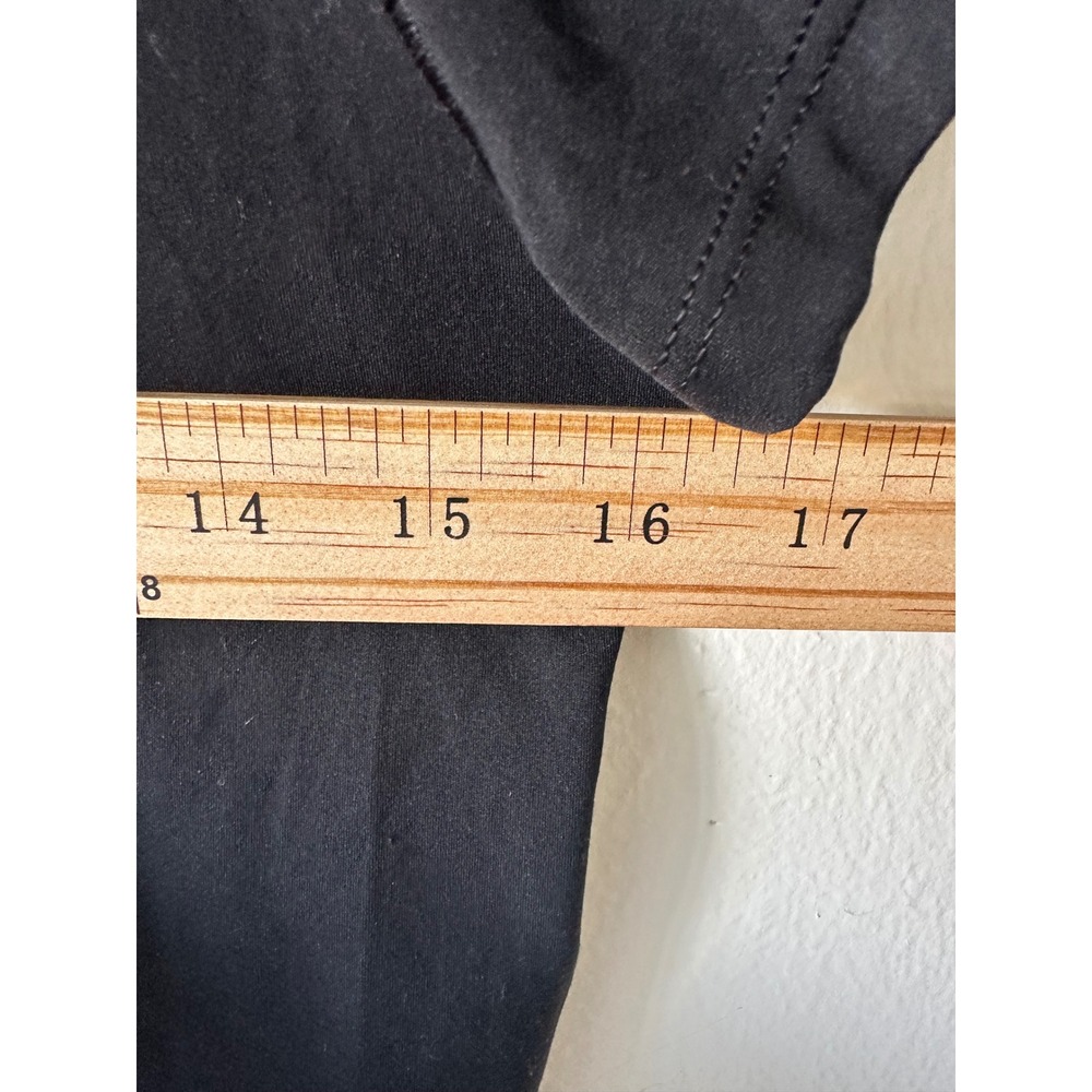 NEW OFFLINE by Aerie Womens XL Activewear Set Black Crop Top Olive Ruched Shorts - Picture 9 of 13